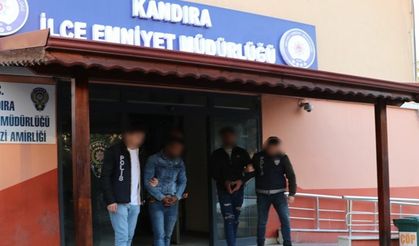 Eve giren hırsızlar yakalandı!