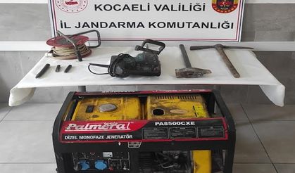 Kocaeli'de  izinsiz kazı yapan 5 kişi yakalandı