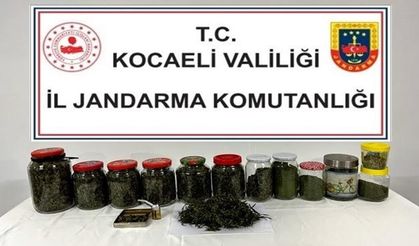 Kartepe’de  kavanozlara saklanmış uyuşturucu madde ele geçirildi!