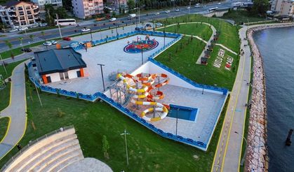 Gölcük Aquapark tamam sıra açılışta