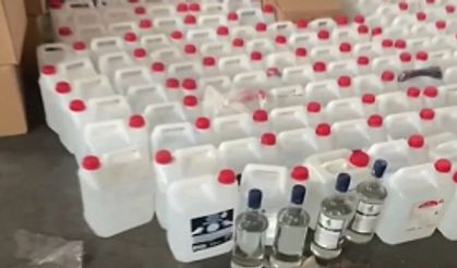 2 ton 15 litre etil alkol ele geçirildi