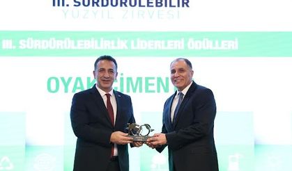 OYAK Çimento’ya “Sürdürülebilirlik Liderleri” Ödülü
