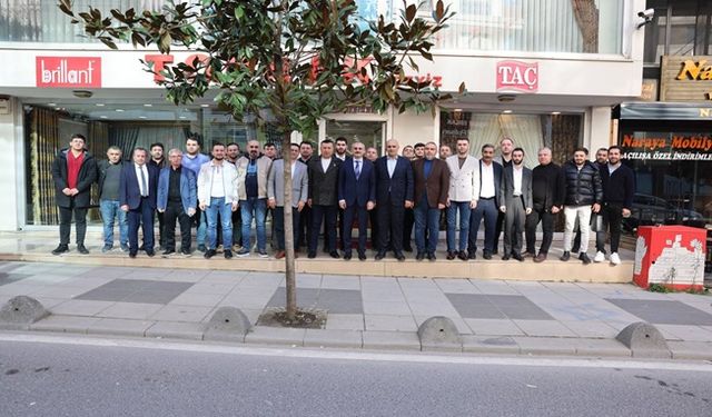 Bünyamin Çiftçi, esnaflarla bir araya geldi