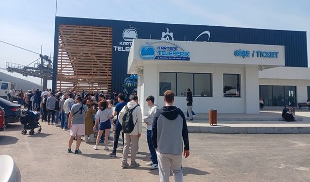 Kartepe Teleferiği 114 bin kişiyi zirveye taşıdı