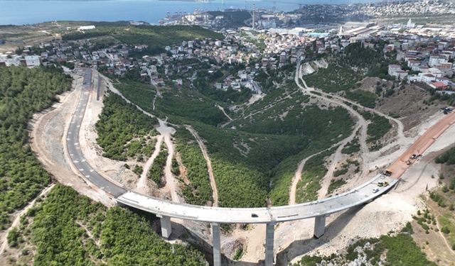 Dilovası Hastane Yolu'nda ilerleme yüzde 90