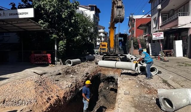 Kocaeli Kartepe'de İSU'dan altyapıya devam