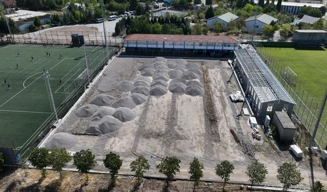 Winsan tesislerine yeni saha yapılıyor