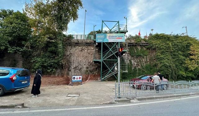 İzmit Tren Garı’na asansörlü ulaşım