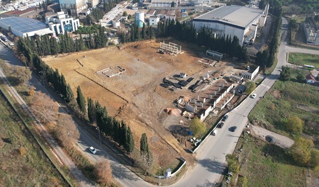Çayırova otobüs garajı hızla ilerliyor