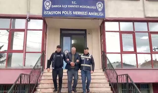 Araç yakmaya çalışırken suç üstü yakalandı