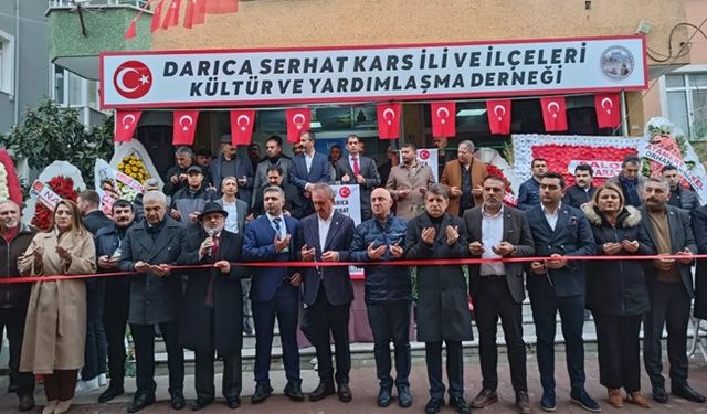 Darıca Serhat Kars derneği açıldı!