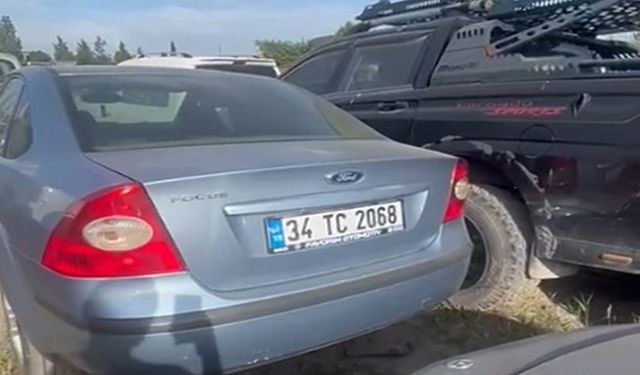 Gebze’de düğün konvoyunda drift yapan araca trafikten men cezası