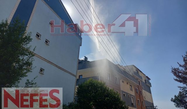 Gebze'de çıkan yangın korkuttu!