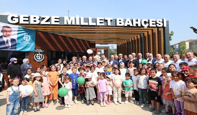 “Millet Bahçesi” Gebze’ye bayram hediyesi