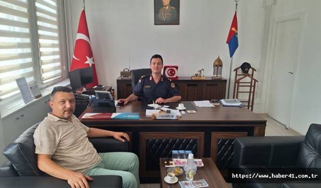 Binbaşı Aytaç Karaoğlu’na hayırlı olsun ziyareti