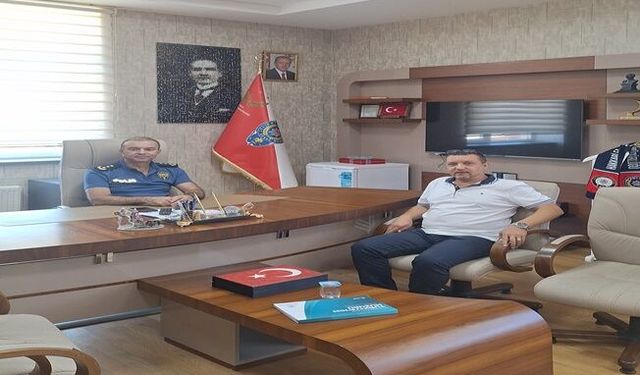 Darıca Emniyet Müdürü Vedat İşleyen’e Ziyaret