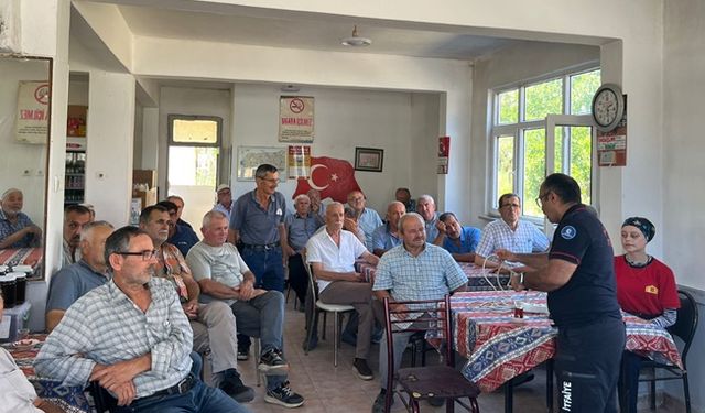 İtfaiyeden yangınlara karşı farkındalık eğitimi