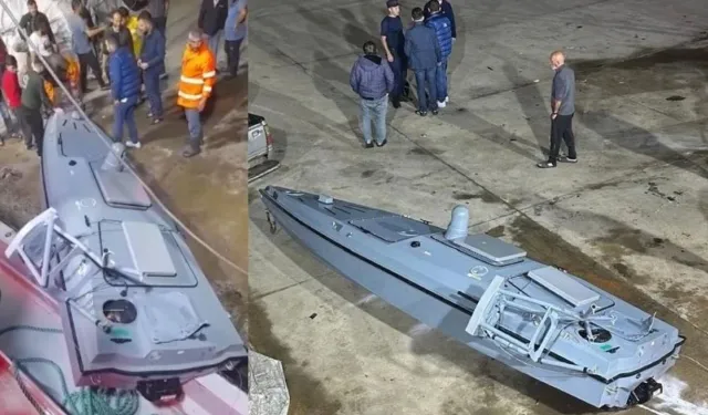 Balıkçıların ağlarına patlayıcı yüklü insansız deniz aracı takıldı!