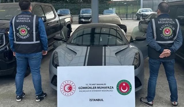 Yeşilköy Gümrüğü’nde 288 Milyon TL’lik Lüks Araç Operasyonu