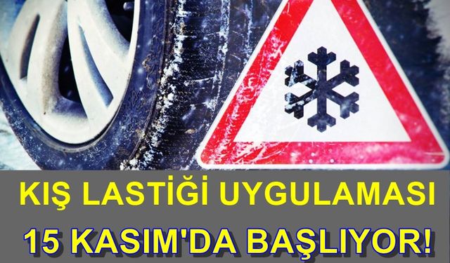 Kış lastiği zorunluluğu  Kasım’da başlıyor