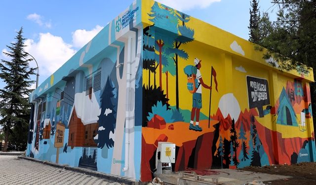 Kocaeli’de trafo ve alt geçitler sanatla renkleniyor