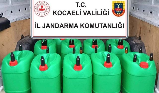 Gebze’de Kaçak İçki Operasyonu: 400 Litre Sahte Alkol ve 24 Kiti Ele Geçirildi