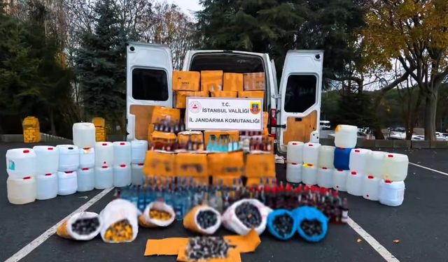 17 ilde on binlerce litre sahte alkol ele geçirildi!