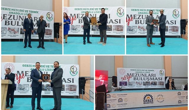 Gebze Mesleki ve Teknik Anadolu Lisesi mezunları 50. Yıl etkinliğinde bir araya geldi