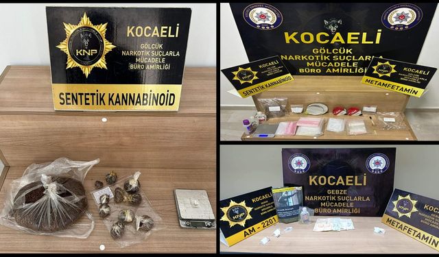 Kocaeli’de Narkotik Darbesi: 40 Günde 189 Şüpheli Yakalandı