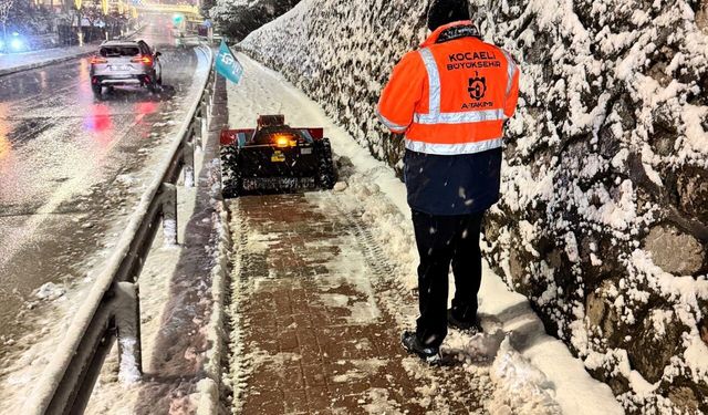 Büyükşehir’den karla mücadelede robotik teknoloji