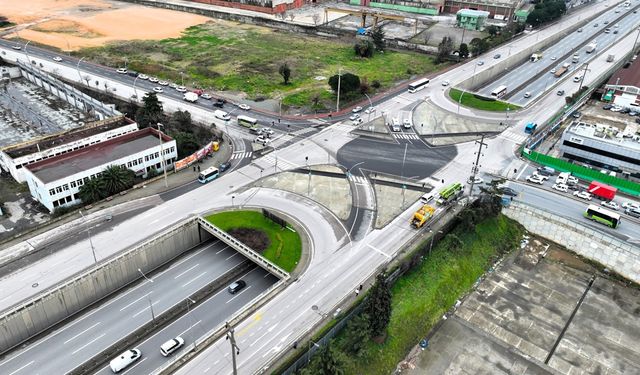 Gebze Feniş Kavşağı’nda trafik rahat ve akıcı