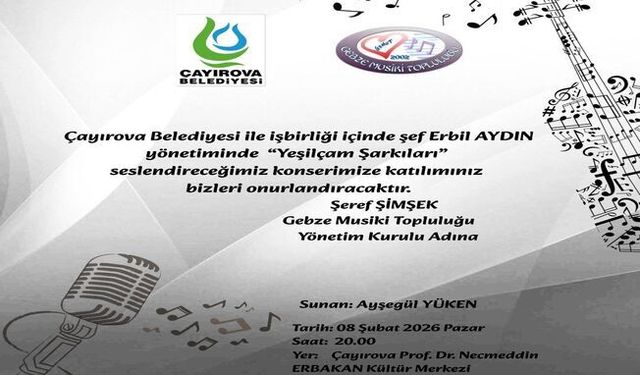 Yeşilçam’ın Unutulmaz Melodileri Çayırova’da Yankılanacak