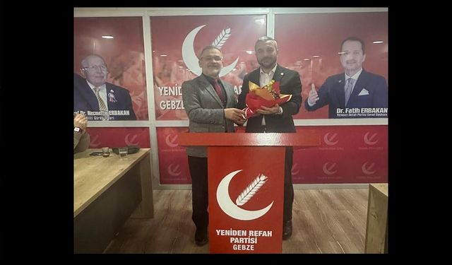 Yeniden Refah Partisi Gebze İlçe Başkanlığı’na Halil Bilikci atandı