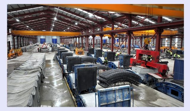 Körfezray’da güçlü segment üretiminde 6 bin 754 ring segment tamam, diğerleri yolda