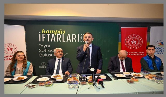 Vali Aktaş, “Kampüs İftarları 2026 ” Programında Üniversite Öğrencileriyle buluştu