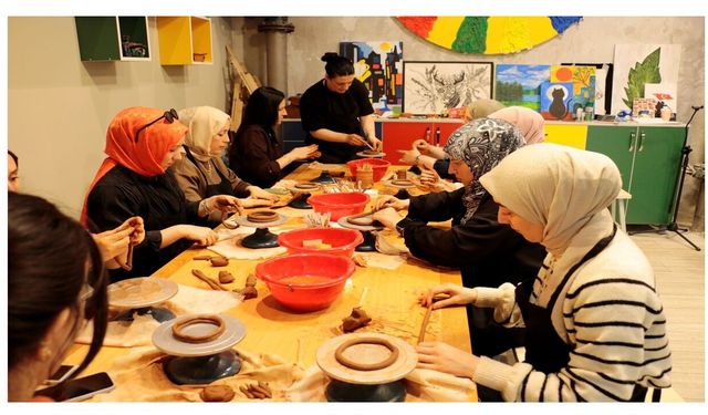 Büyükşehir’le çamurdan sanata giden yolculuk