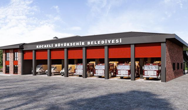 Gebze İtfaiye Hizmet Binası’nda ilerleme yüzde 60