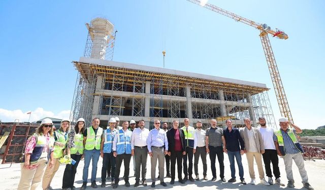 Başkan Büyükakın cami ve otopark projesini yerinde inceledi