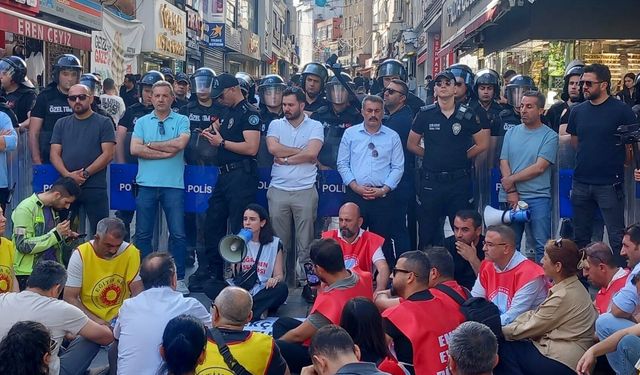 Eğitim Sendikalarının Kent Meydanına Yürüyüşüne İzin Verilmedi