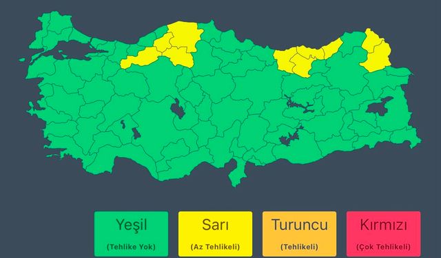 Meteoroloji’den Çok Sayıda İl İçin Kuvvetli Sağanak Yağış Uyarısı