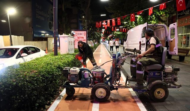 Kocaeli’de pedallar güvenle çevriliyor