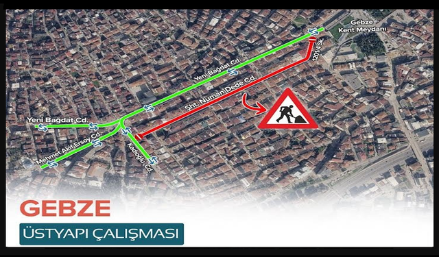 Şehit Numan Dede Caddesi geçici olarak trafiğe kapatılıyor