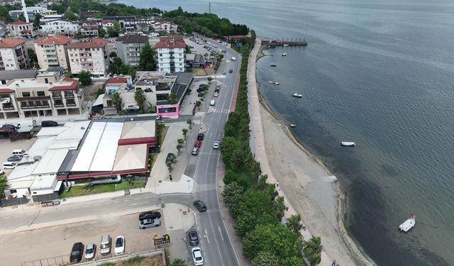 Başiskele sahilinde trafik yeniden düzenleniyor