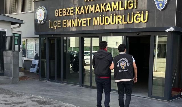 Gebze'de Hırsızlık Suçundan Aranan Hükümlü Yakalandı