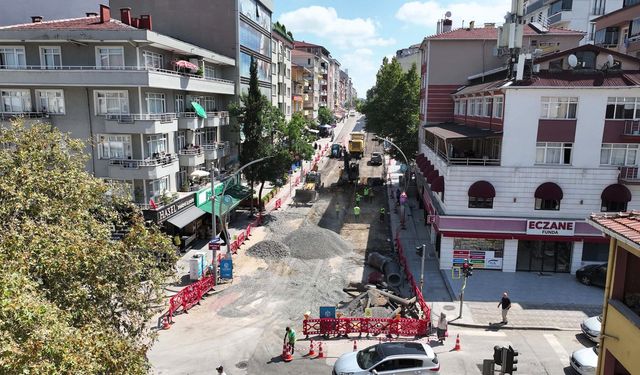 Şehit Numan Dede Caddesi yenileniyor