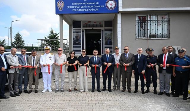 Çayırova'da Şehit Hıdır Canoluk Polis Merkezi Hizmet Binası Törenle Hizmete Açıldı