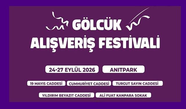 Gölcük’te alışveriş festivali kapılarını açıyor