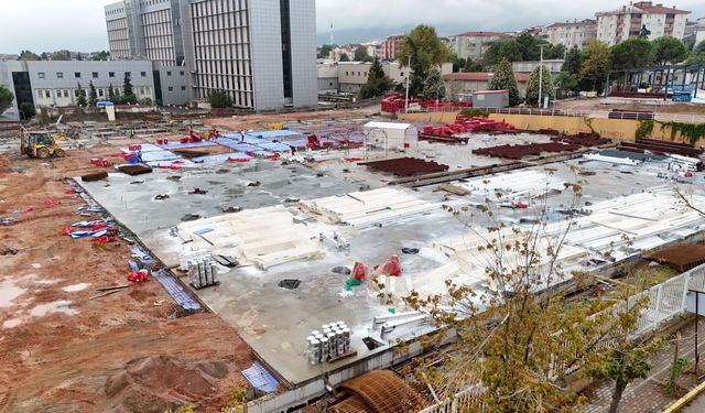 Derince’deki sağlık tesisinde çalışmalar hız kesmiyor