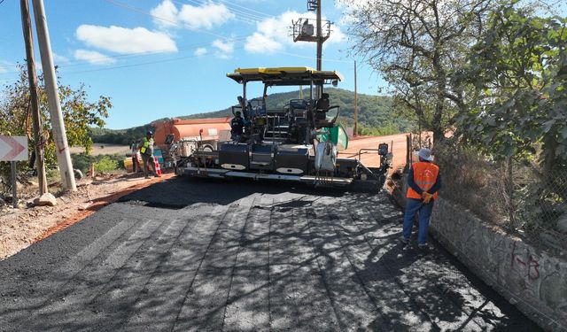 Körfez’de köy yollarına Büyükşehir dokunuşu
