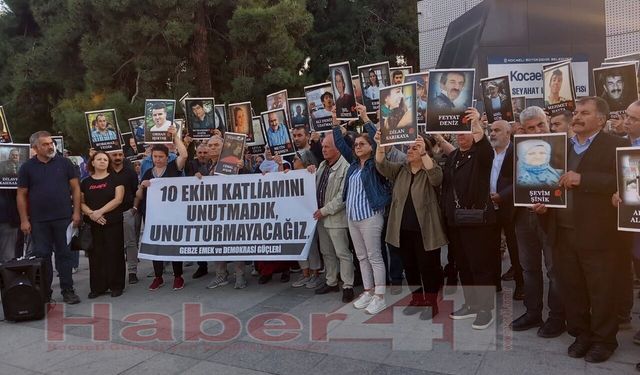 Gebze’de 10 Ekim Katliamı’nın 11. yılında adalet çağrısı